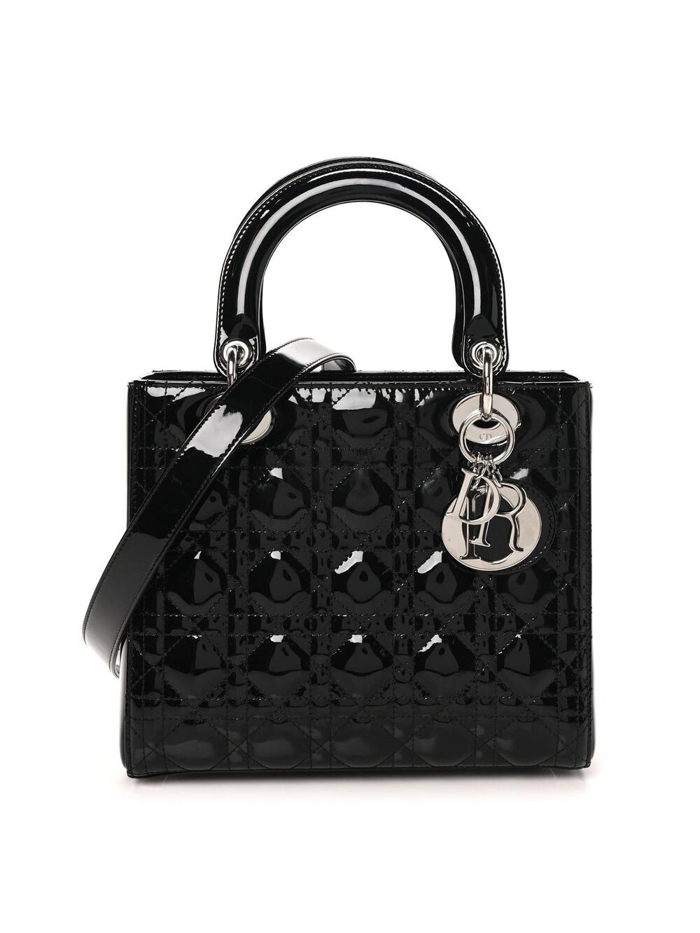 Christian Dior Patent Cannage Medium #338427C32B